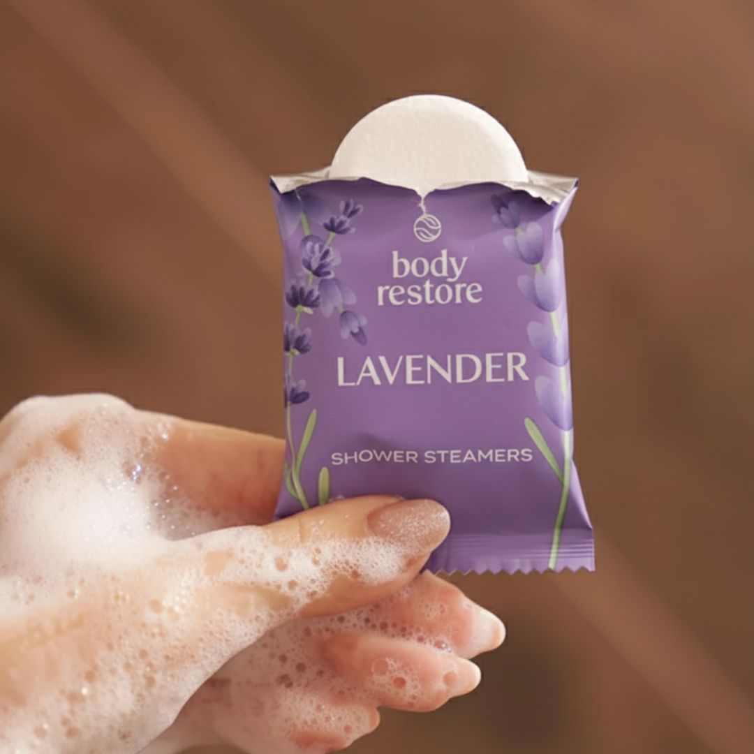 Pastilles de douche à la lavande - Coffret cadeau 6 pièces