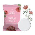 Pastille de douche parfumée à la rose florale