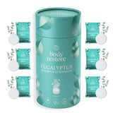 Pastilles effervescentes pour douche à l'eucalyptus - Coffret cadeau 6 pièces