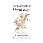 Pastilles de douche parfum rose florale - Coffret cadeau 6 pièces