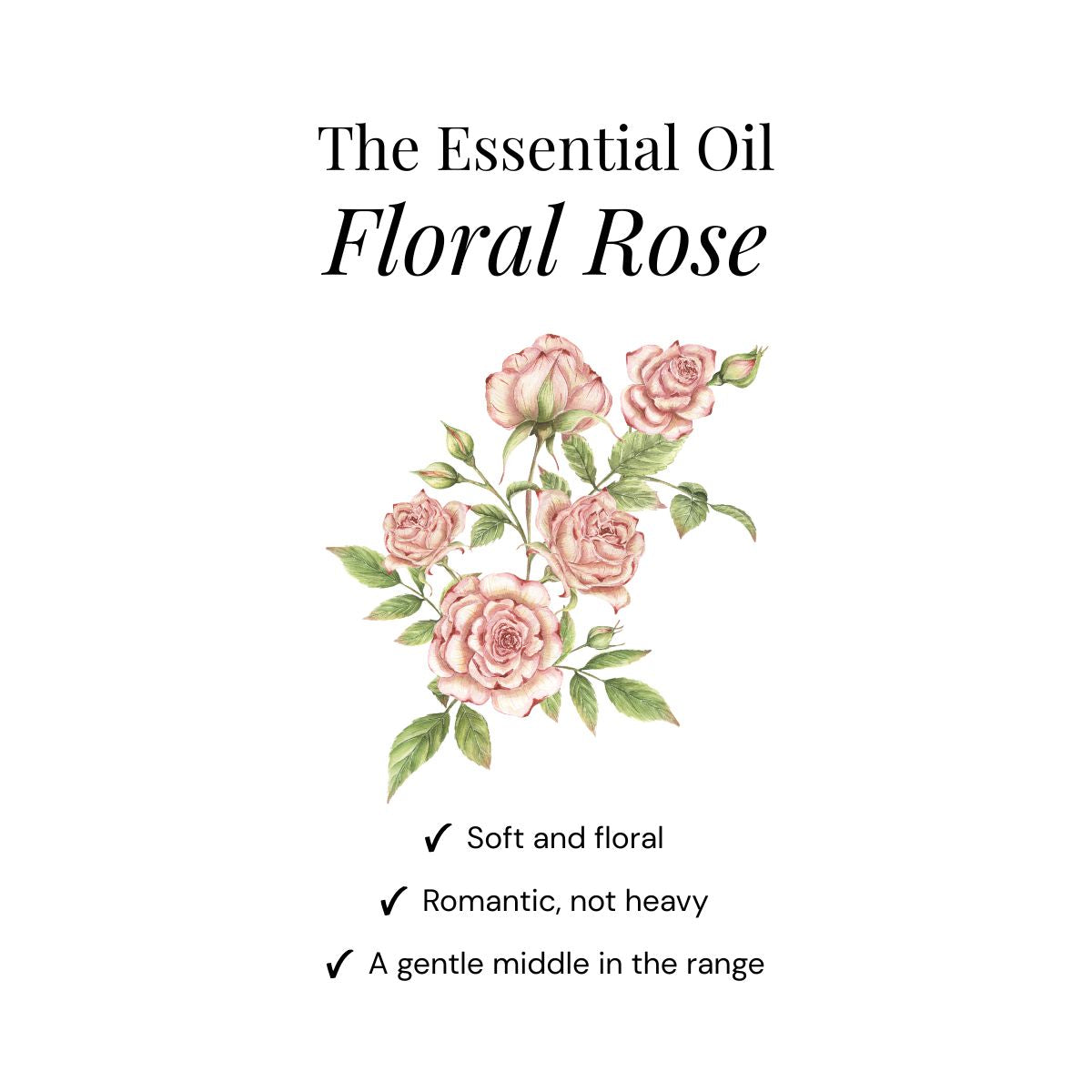 Pastilles de douche parfum rose florale - Coffret cadeau 6 pièces