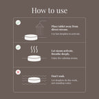 Pastilles de douche à l'eucalyptus - Lot de 15