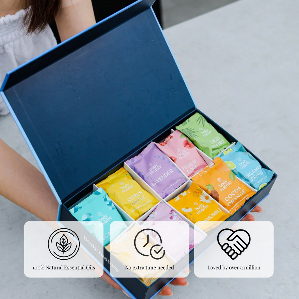 Coffret Collection d'Aromathérapie - 30 Pastilles de Douche