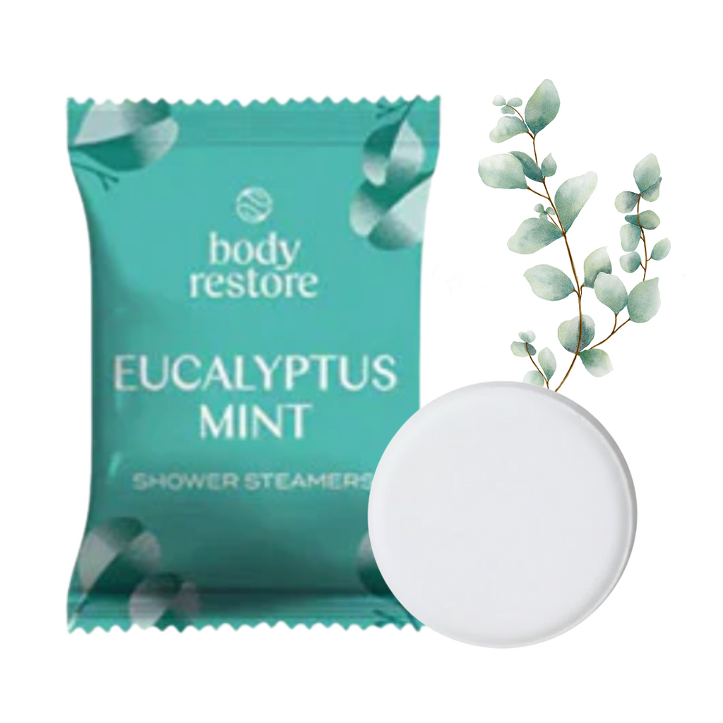 Pastilles de douche à l'eucalyptus (lot de 3)