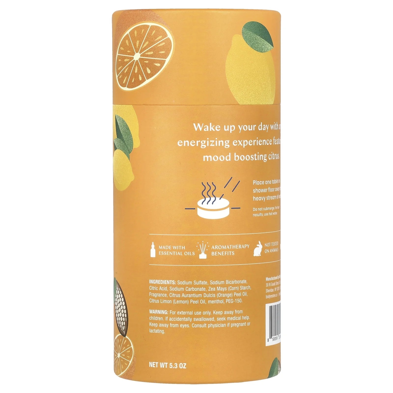 Pastilles de douche Citrus Mix - Coffret cadeau 6 pièces