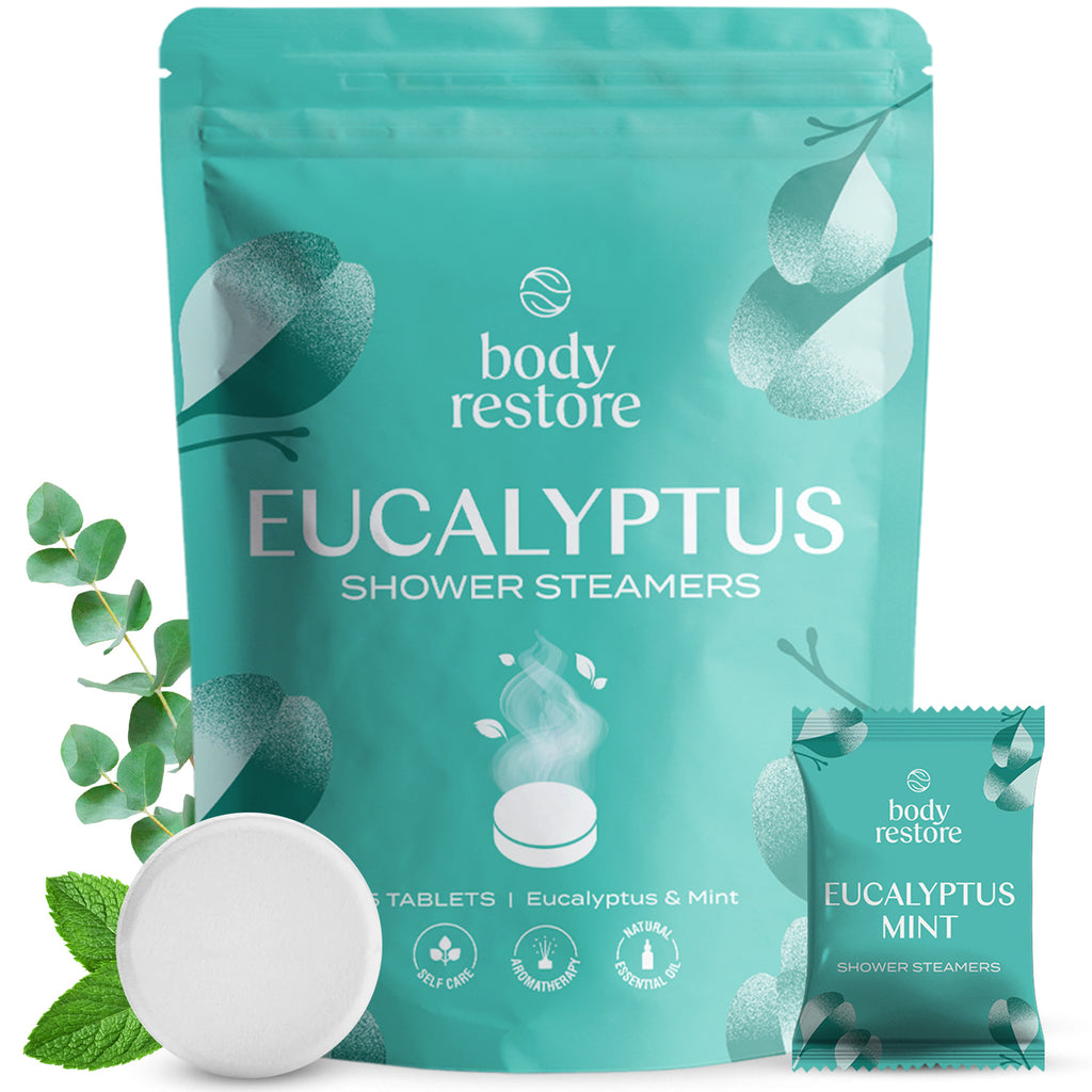 Pastilles de douche à l'eucalyptus - Lot de 15