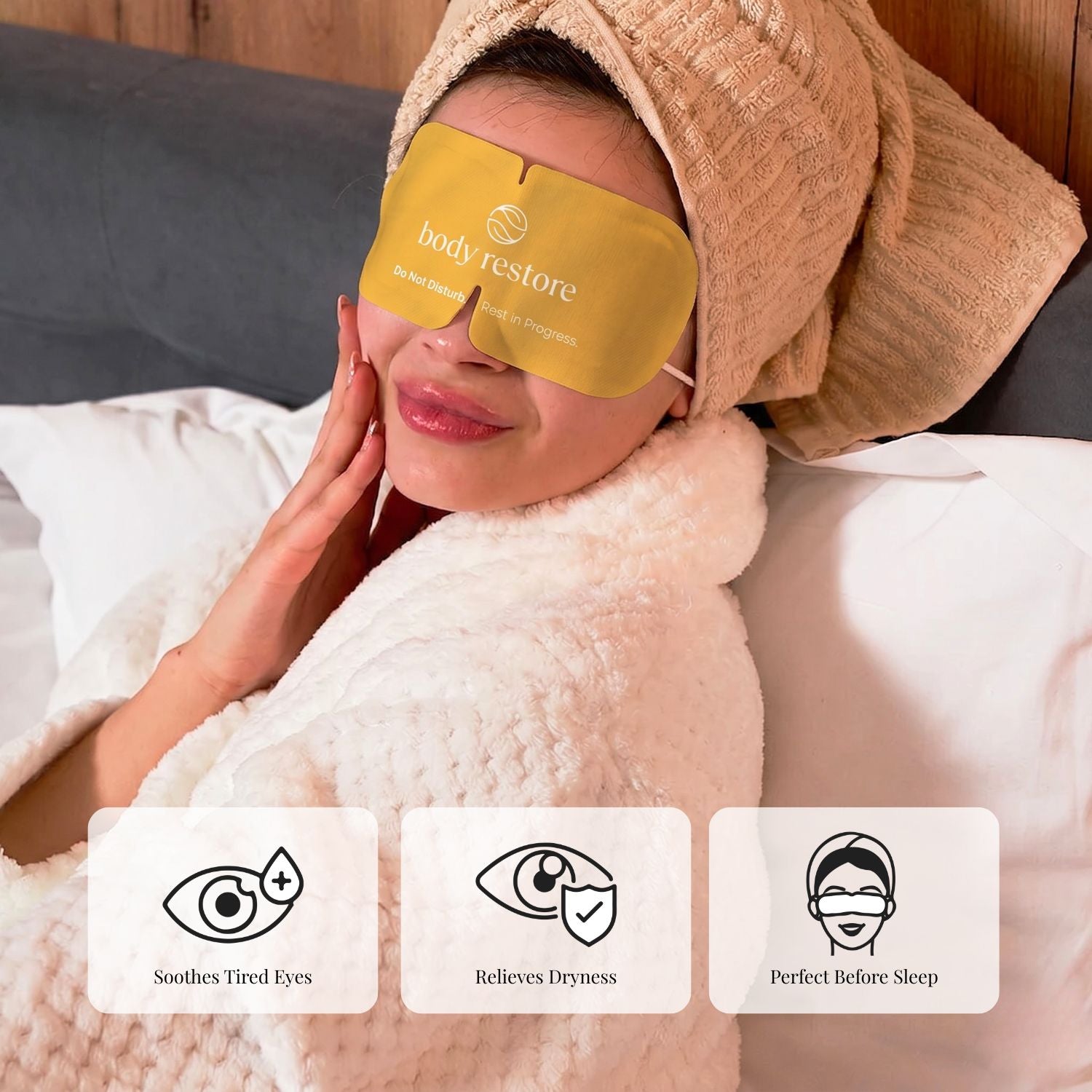 Masques pour les yeux Essential Mix à la vapeur - Lot de 30
