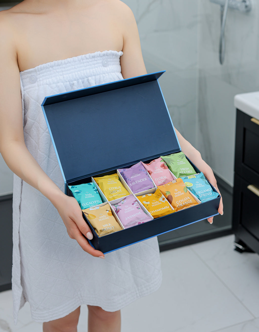 Coffret Collection d'Aromathérapie - 30 Pastilles de Douche
