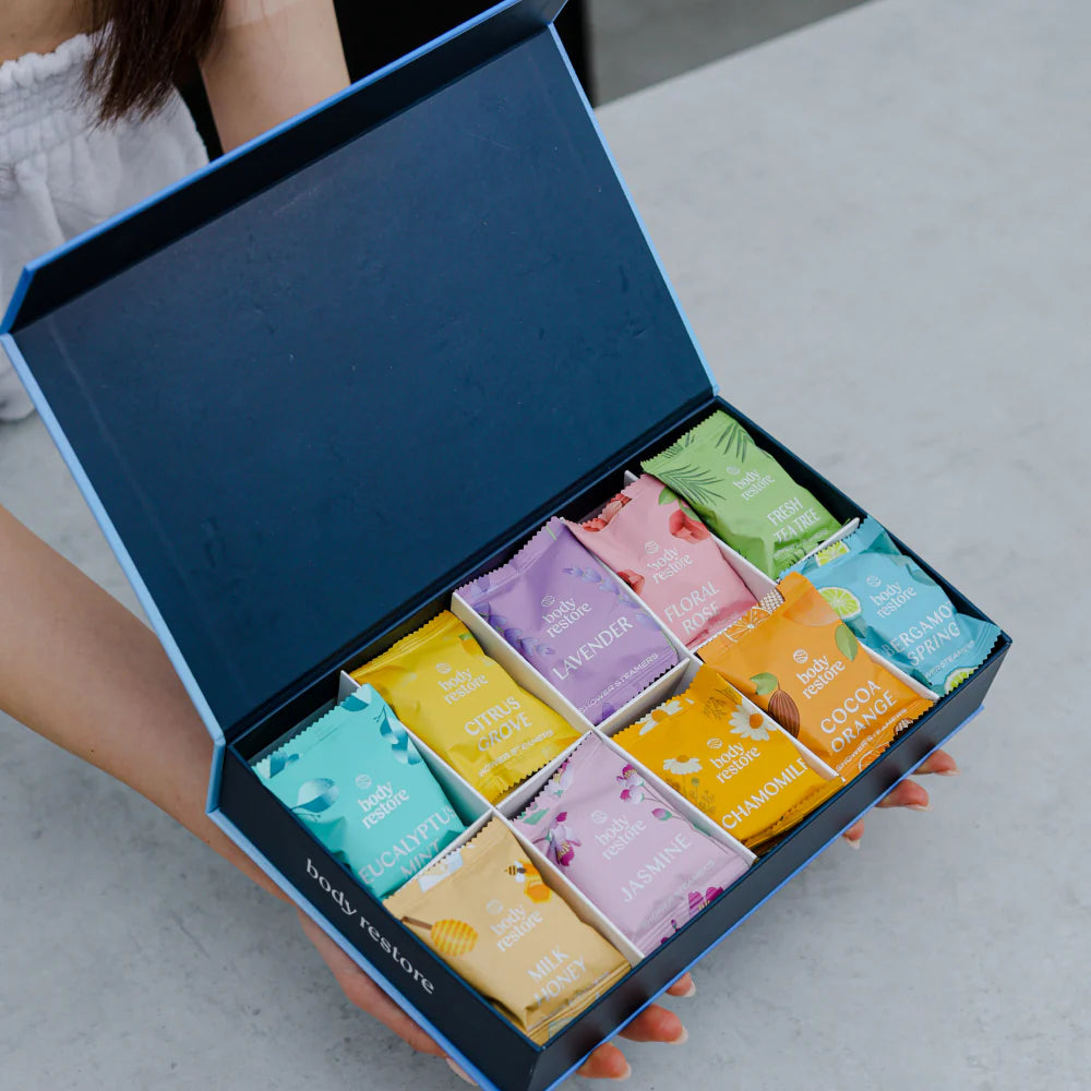 Coffret Collection d'Aromathérapie - 30 Pastilles de Douche