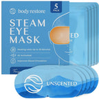 Masques pour les yeux à vapeur sans parfum - Lot de 5