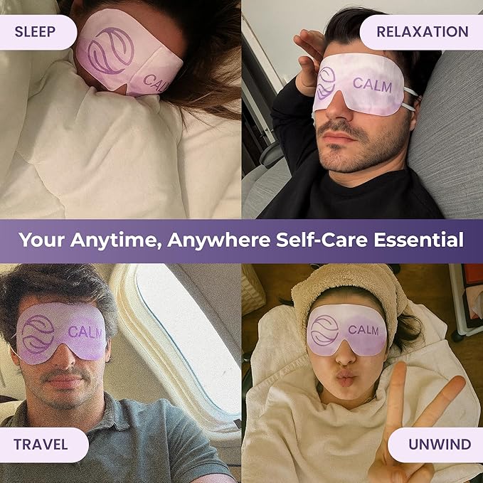 Variété de masques oculaires à vapeur - lot de 5