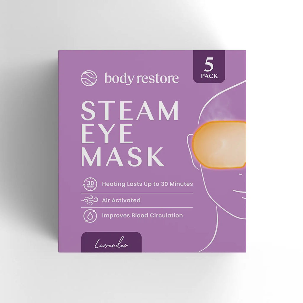 Masques pour les yeux à la vapeur de lavande - Lot de 5