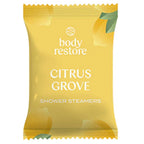 Pastilles effervescentes pour douche aux agrumes (lot de 3)