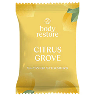 Pastilles effervescentes pour douche aux agrumes (lot de 3)