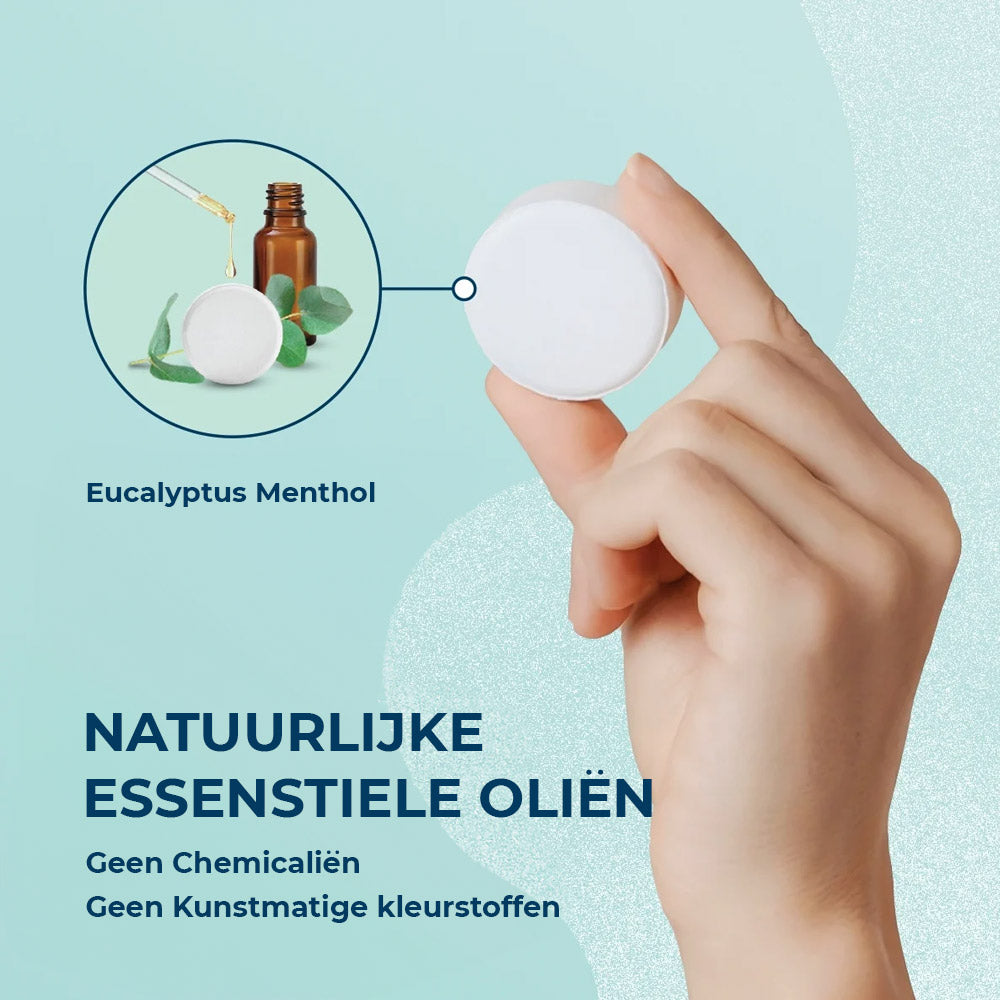 Pastilles de douche à l'eucalyptus - Lot de 15