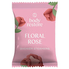 Pastille de douche parfumée à la rose florale