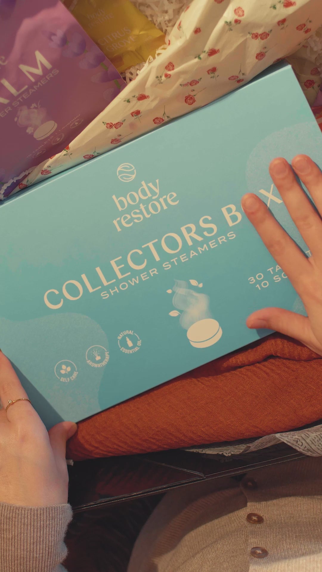 Coffret Collection d'Aromathérapie - 30 Pastilles de Douche