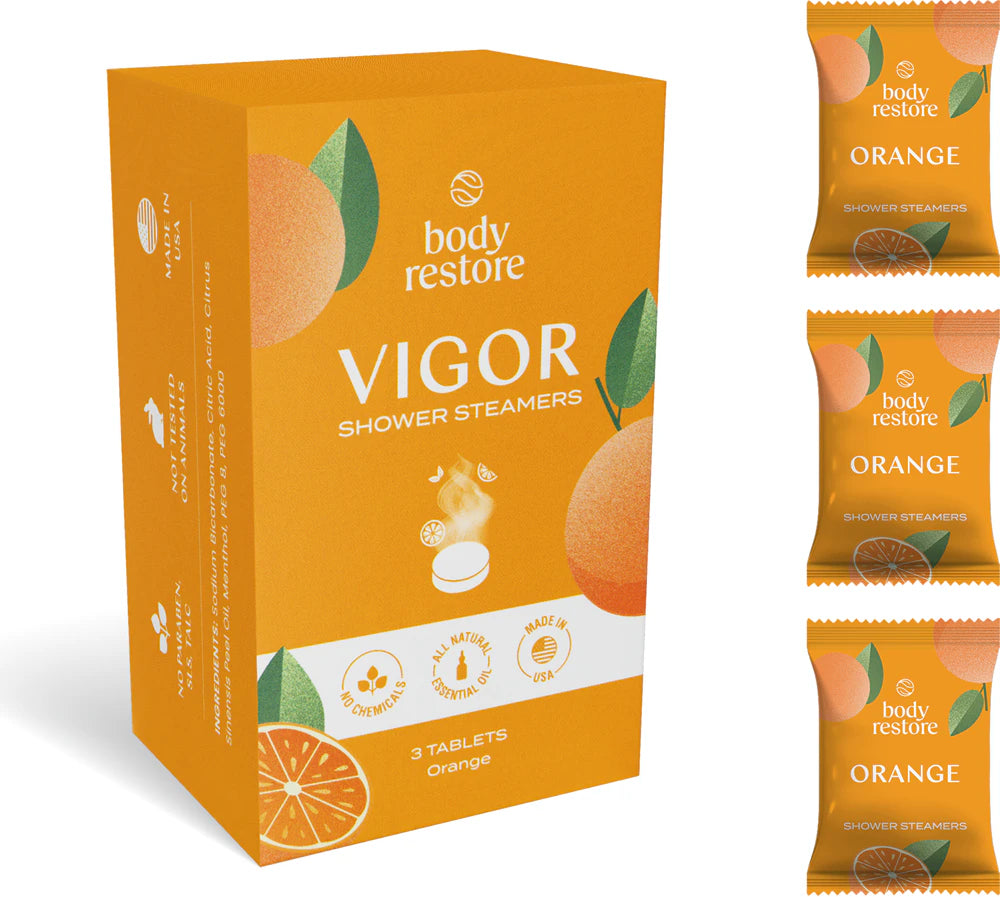 Diffuseur de douche à l'orange (lot de 3)