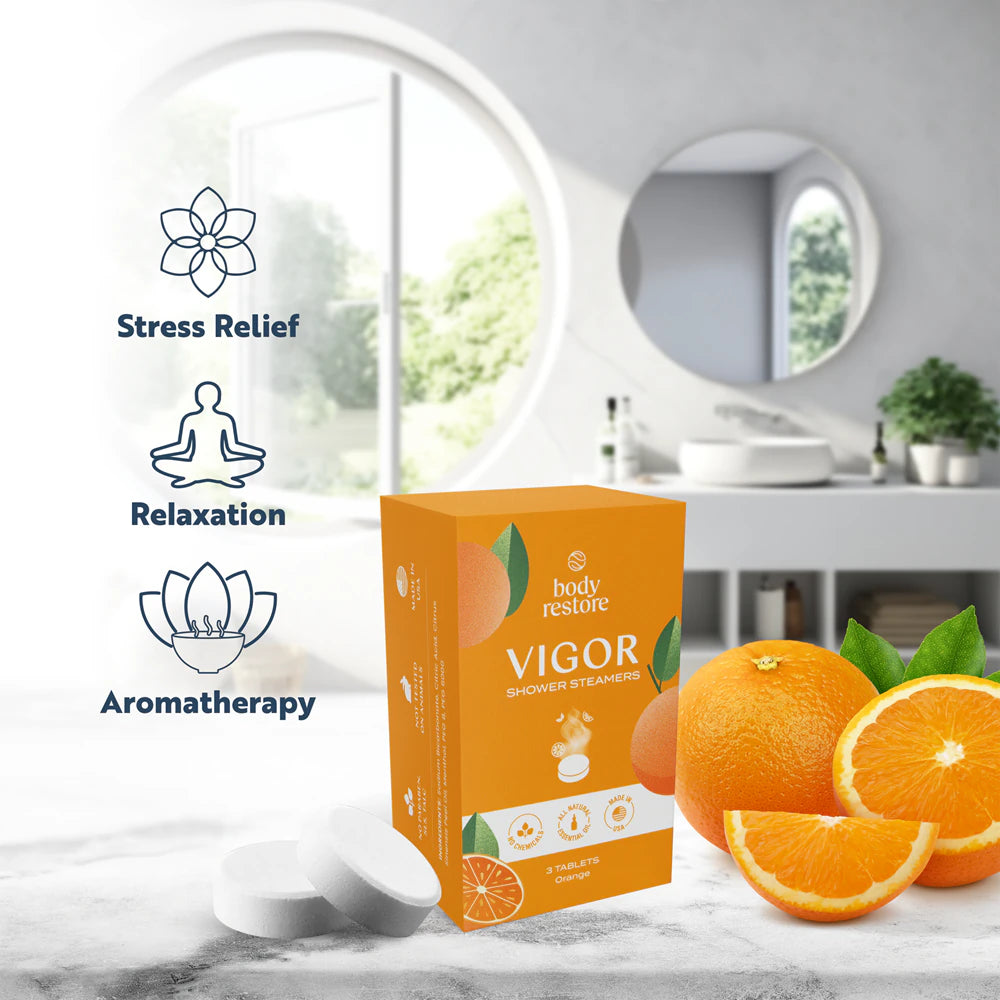 Diffuseur de douche à l'orange (lot de 3)